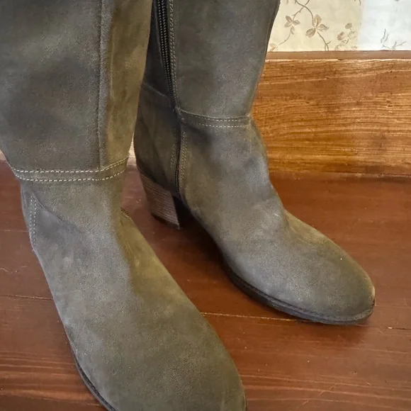 Lucky Brand Knee High Boots in Olive - Picture 6 of 8
